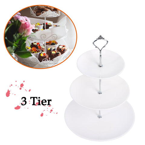 3 Tier Round Serving Tray Platters