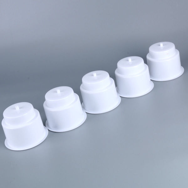 (Set of 5) Amarine-made Recessed Drop in Plastic Cup Drink Can Holder with Drain for Boat Car Marine Rv