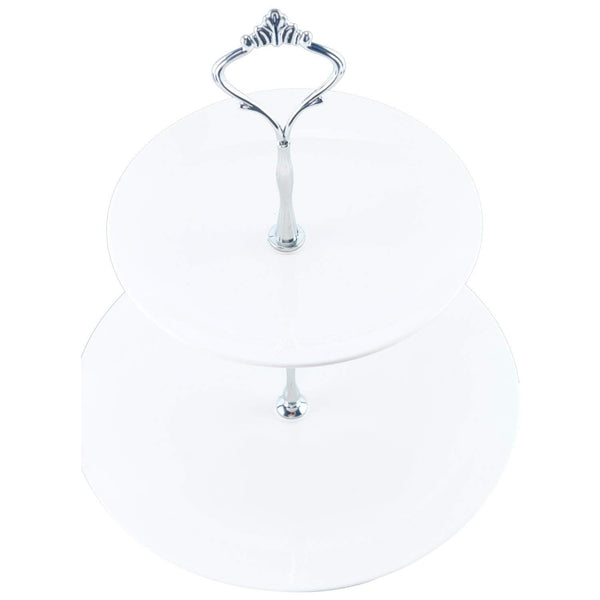 Homend 3 Tier Round Serving Tray Platters, Appetizer or Dessert Cupcakes And Cake Stand Great for Weddings, Tea Party, Holiday Dinners, or Birthday Parties