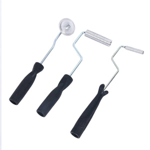 Homend Bubble Paddle Tool Fiberglass Roller 3 Pcs Fiberglass Laminating Bubble Roller Kit for Mold Resin Composite