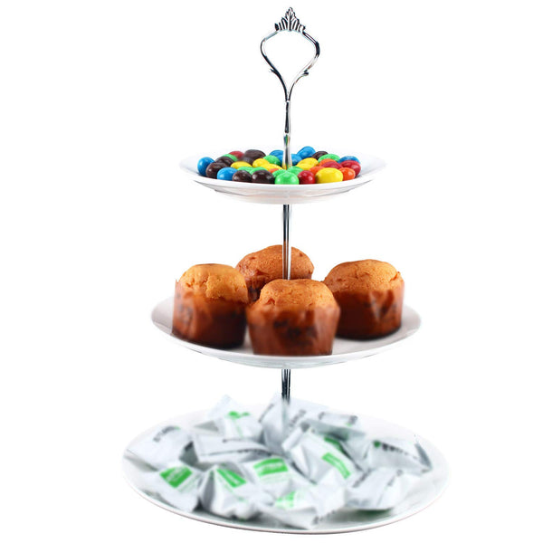 3 Tier Round Serving Tray Platters