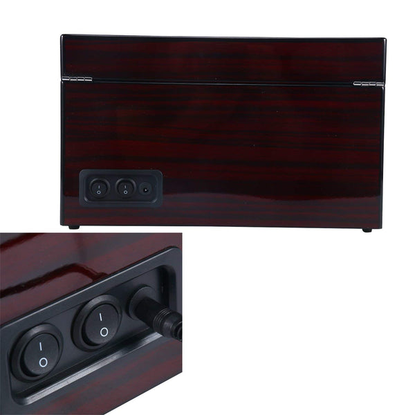 Homend 4+0 Automatic Watch Winder Carbon Fiber Jewelry Storage Case Watches Display Box