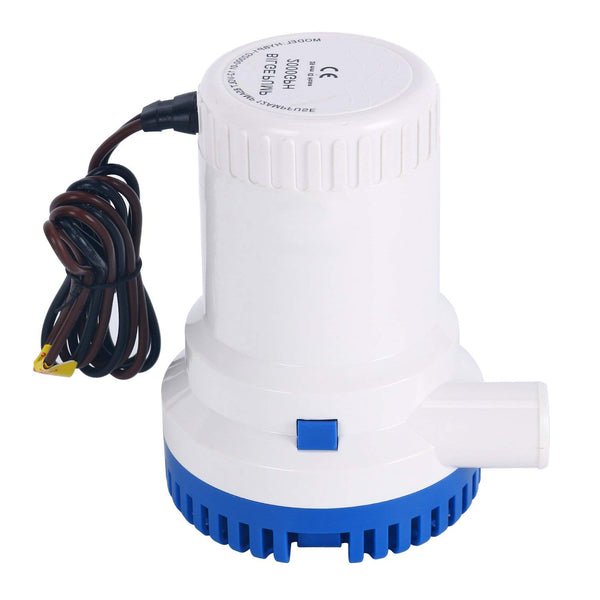 DasMarine 2000 GPH 12v Boat Marine Plumbing Electric Bilge Pump