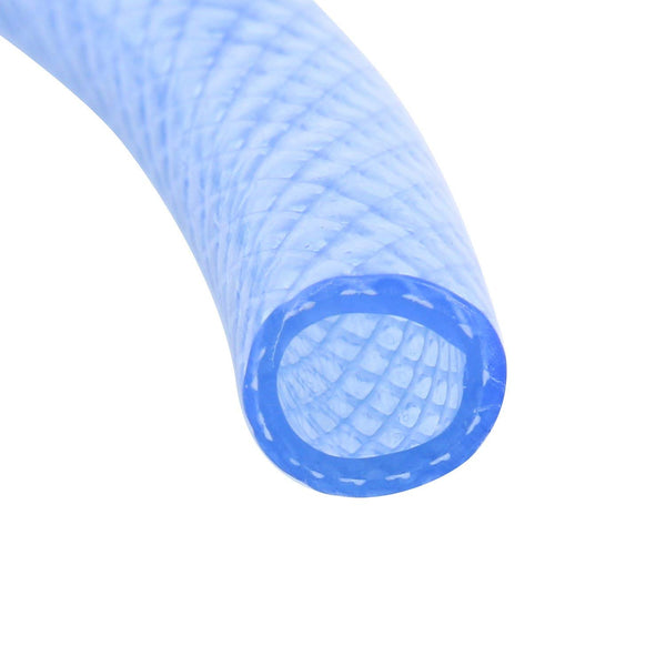 Homend 3/8" x 100' ID High Pressure Braided Clear Flexible Industrial PVC Tubing Heavy Duty UV Chemical Resistant Vinyl Hose Water (3/8" ID X 100FT)