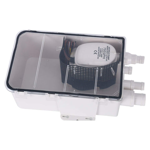 DasMarine12V 750GPH Multi Port Marine Boat Shower Sump Pump Drain Kit System