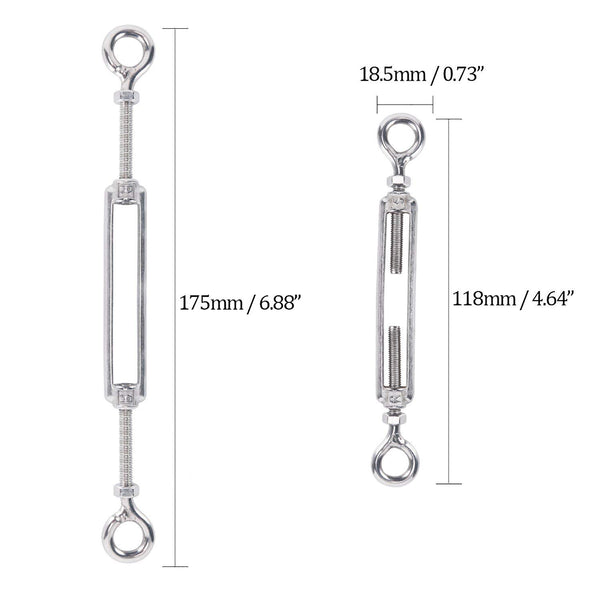 Fit 1/8" Stainless Steel Wire Rope Cable for Wood Posts