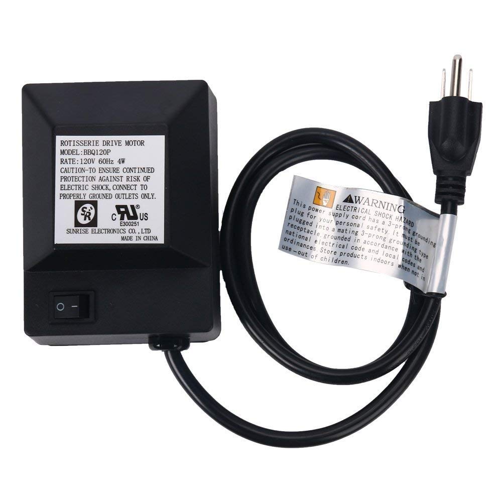 Homend Black Rotisserie Drive Motor