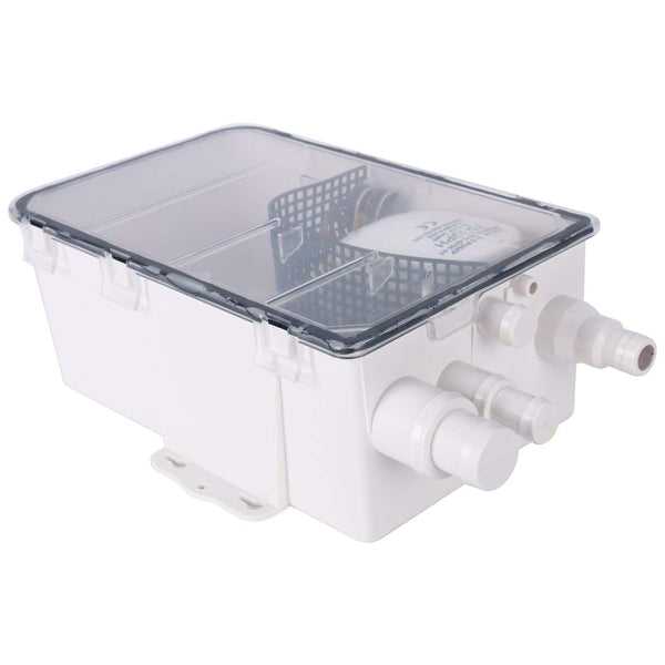 DasMarine12V 750GPH Multi Port Marine Boat Shower Sump Pump Drain Kit System