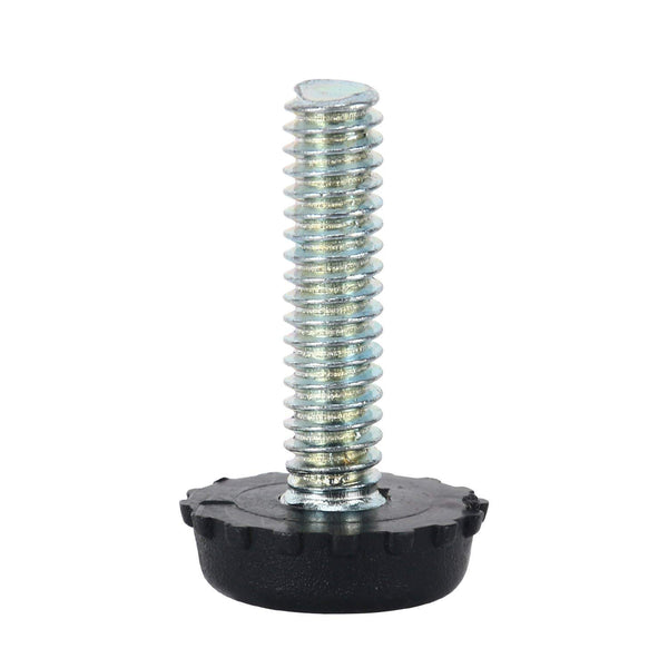 Homend Adjustable Furniture Foot Levelers - Black Glides - 100 count
