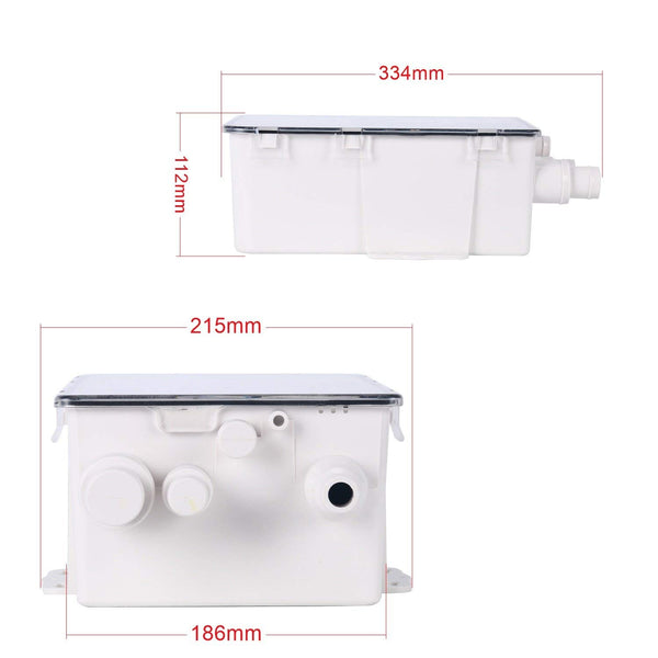 DasMarine12V 750GPH Multi Port Marine Boat Shower Sump Pump Drain Kit System