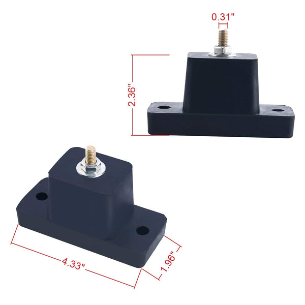 Homend Air Conditioner Mounting Bracket/Rubber Vibration Isolator Mounting Bracket for Outdoor Mini Split Air Conditioner Condenser