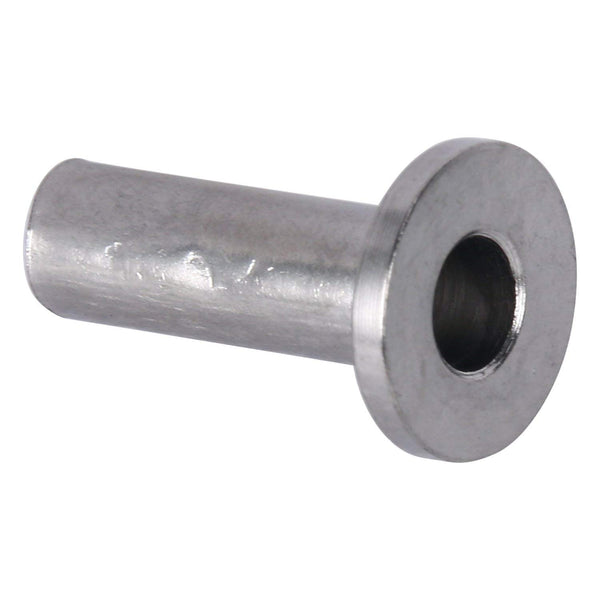 DasMarine 50PCS Stainless Steel Protector Sleeves for 1/8" Cable Railing, T316 Marine Grade