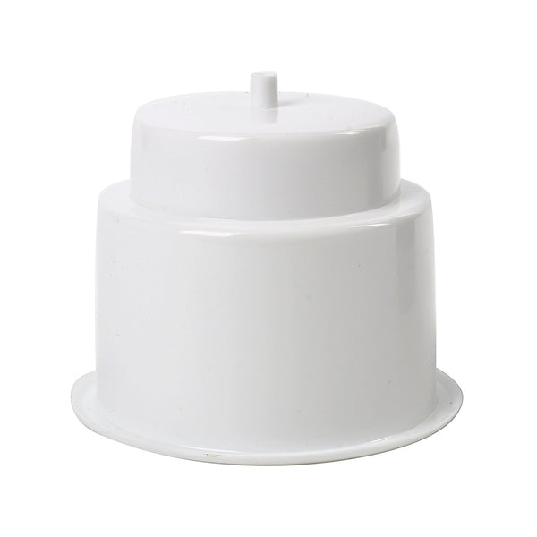 4Pcs White Plastic Cup Drink Can Holder with Drain
