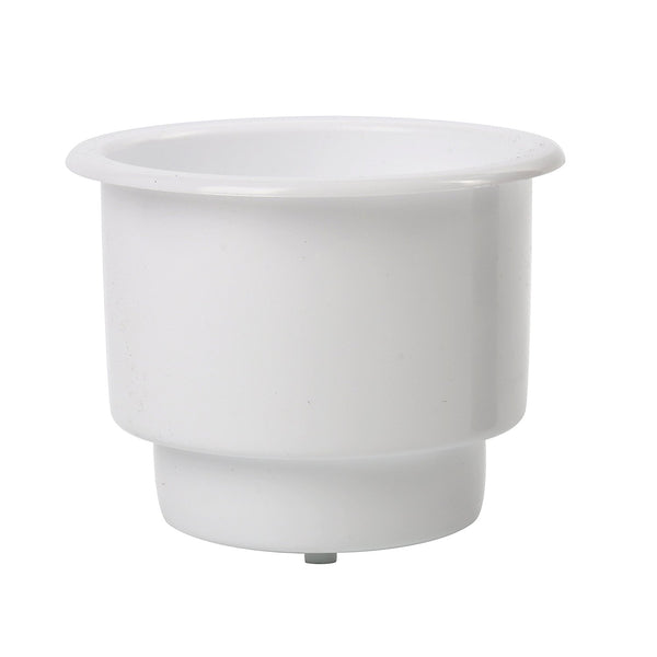 4Pcs White Plastic Cup Drink Can Holder with Drain