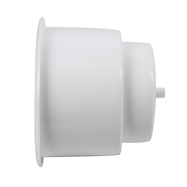 4Pcs White Plastic Cup Drink Can Holder with Drain