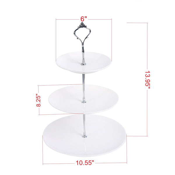 3 Tier Round Serving Tray Platters