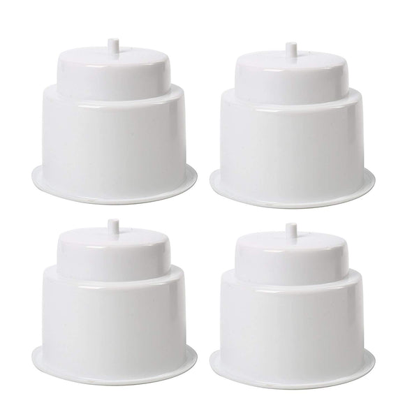 (Set of 5) Amarine-made Recessed Drop in Plastic Cup Drink Can Holder with Drain for Boat Car Marine Rv