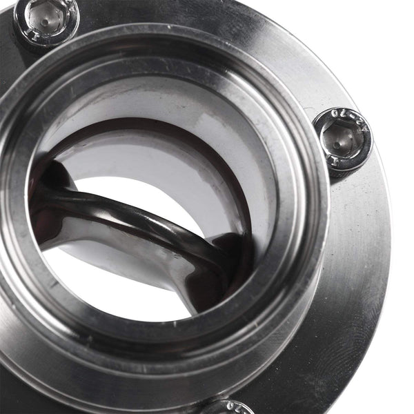 Homend 1.5" Sanitary Tri Clamp Butterfly Valve with Trigger Handle and EPDM Seal, Stainless Steel 304 (1.5" OD:50.5MM; ID:38.1MM)