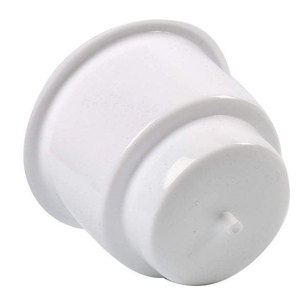 4Pcs White Plastic Cup Drink Can Holder with Drain