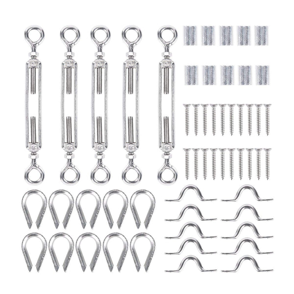 Fit 1/8" Stainless Steel Wire Rope Cable for Wood Posts
