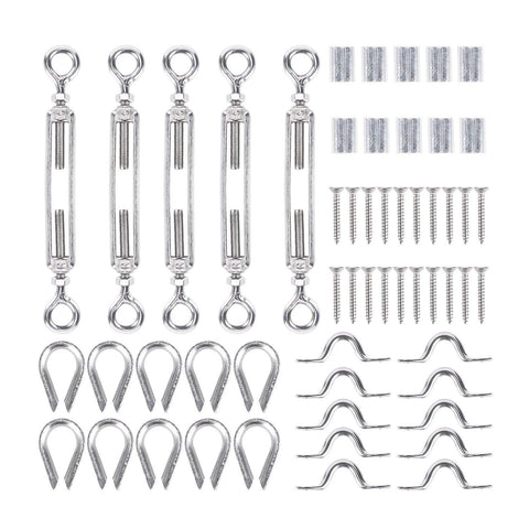 Fit 1/8" Stainless Steel Wire Rope Cable for Wood Posts
